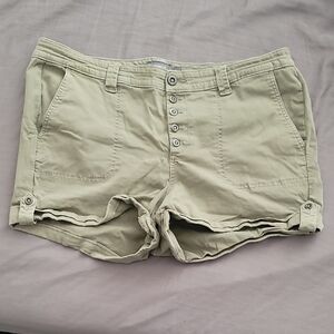 Torrid Light Olive Cargo Shorts Size 20